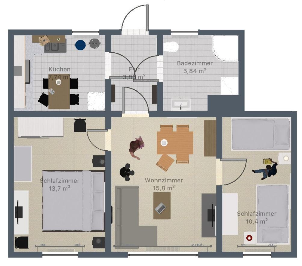 Ferienwohnung Kuehl Boossen Exterior foto